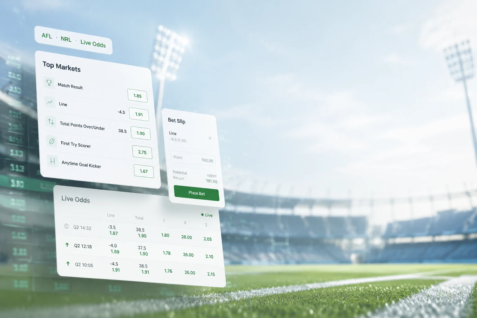 Sportbet — Australian sports betting and live odds